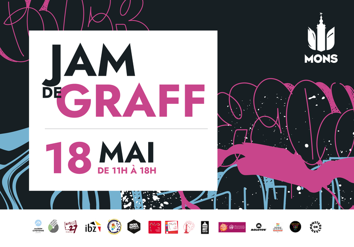 Jam de Graff à Mons : L'évènement art urbain à découvrir