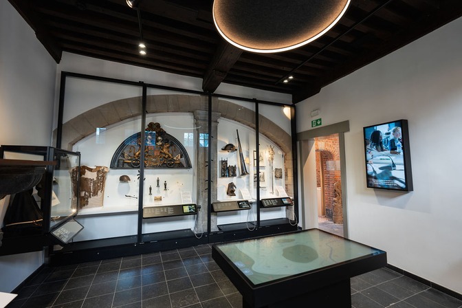 Salle à l'intérieur de la nouvelle maison des Collections