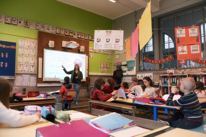 Victor Baudour - école communale d'Havré