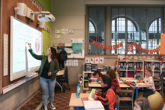 Victor Baudour - école communale d'Havré