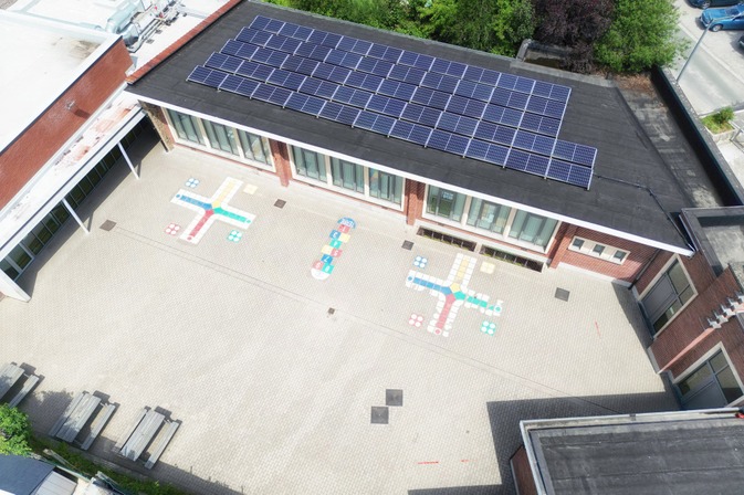 Panneaux photovoltaïques - école communale