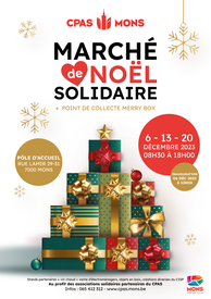 Marché de Noël Solidaire du CPAS de Mons
